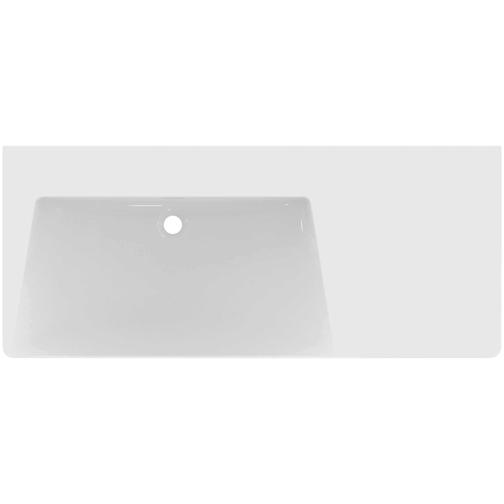 Керамическая раковина с одним переливом и столешницей Ideal Standard La Dolce Vita ARCH-00106274 - Вид №2