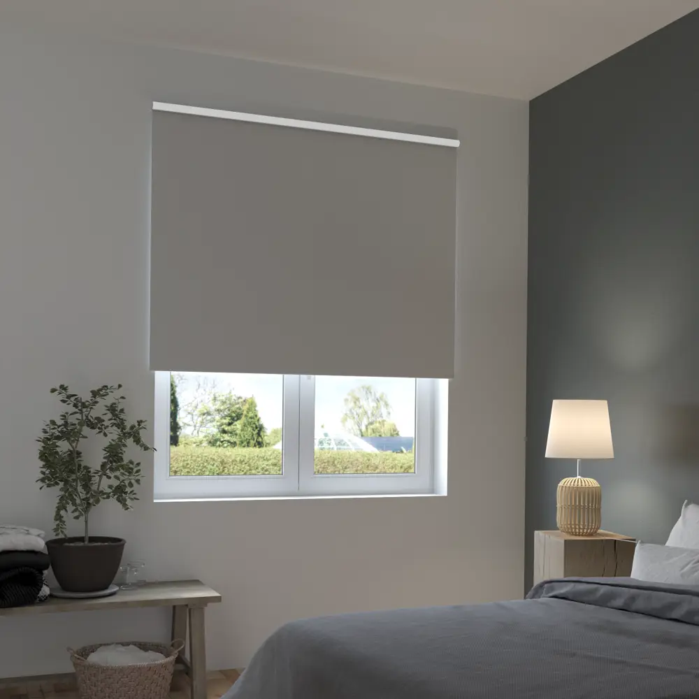 Штора рулонная блэкаут Inspire Santos 140x175 см серая Granit 3 STLM-2020542 - Вид №9