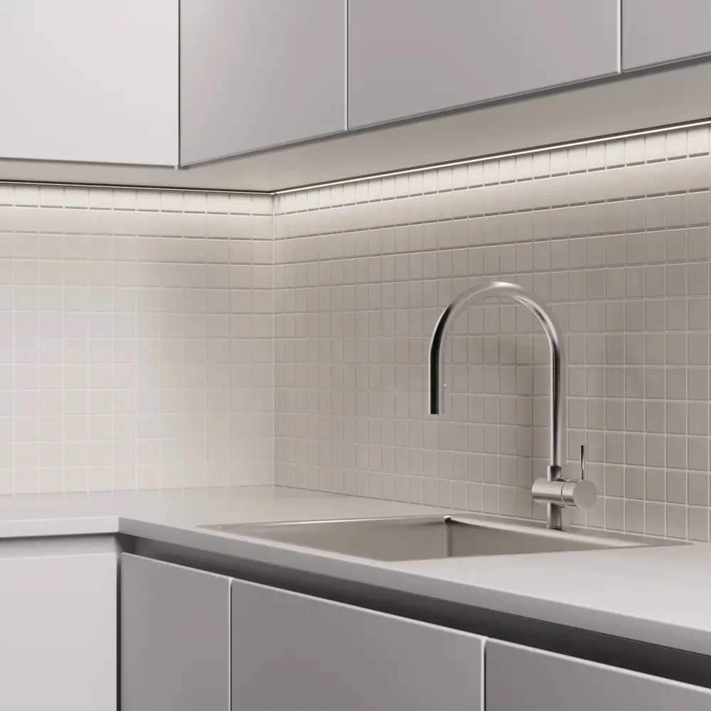 Мозаика керамическая Smart Mosaic Homework Grey Glossy 30.6x30.6 см цвет серый STLM-2139790 - Вид №3