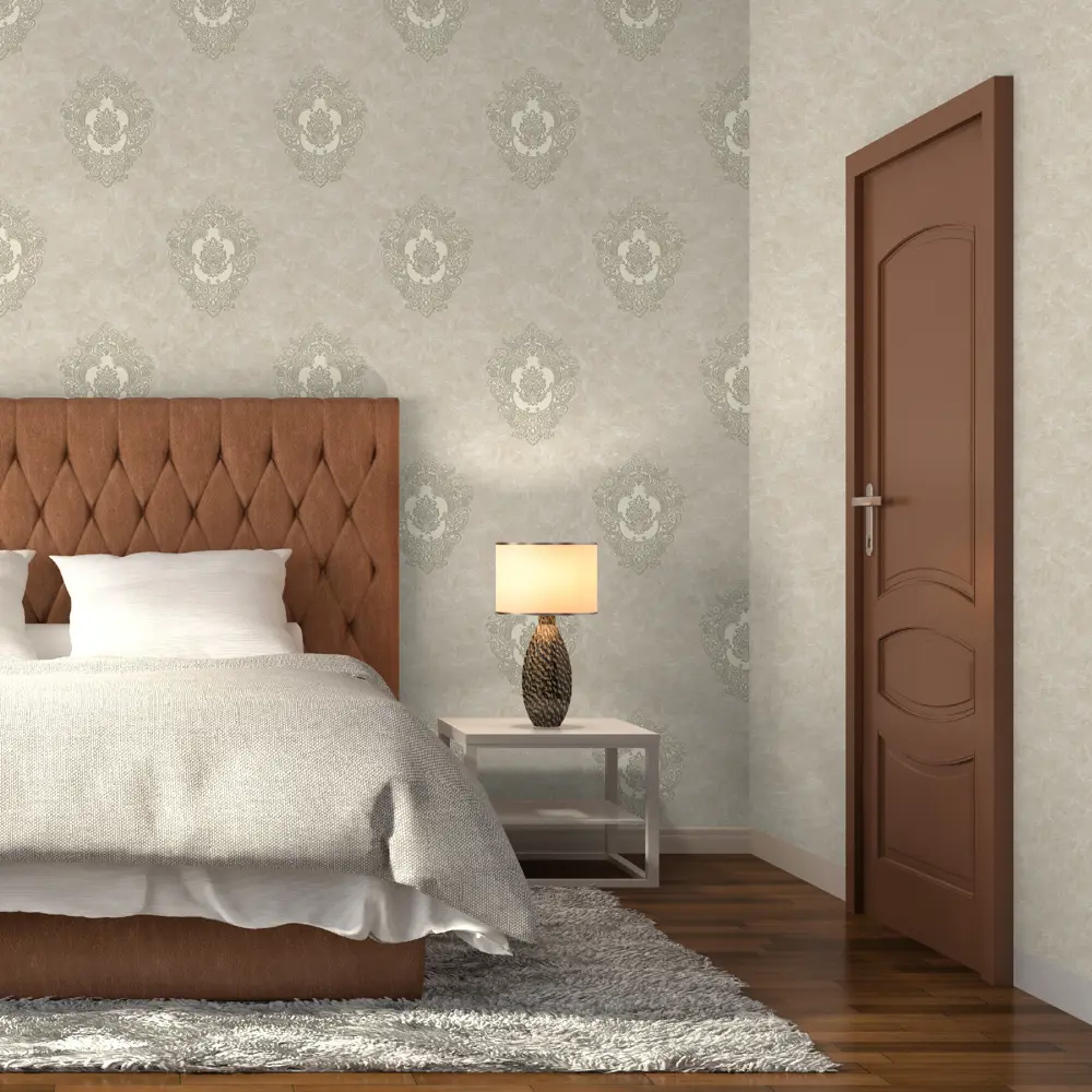 Обои флизелиновые Monte Solaro Shanti бежевые 1.06 м 9053-01 82734907 STLM-2125852 - Вид №3