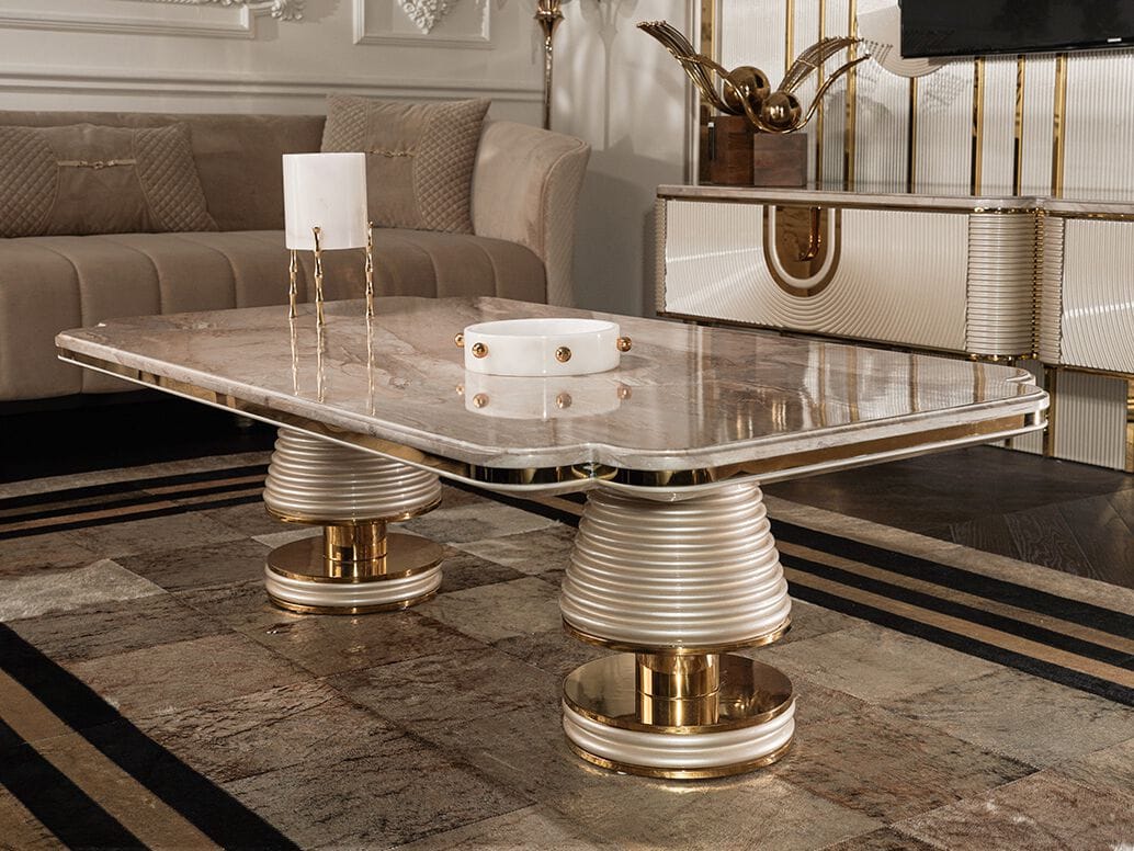 Прямоугольный журнальный столик Zebrano Quintus ARCH-00122462