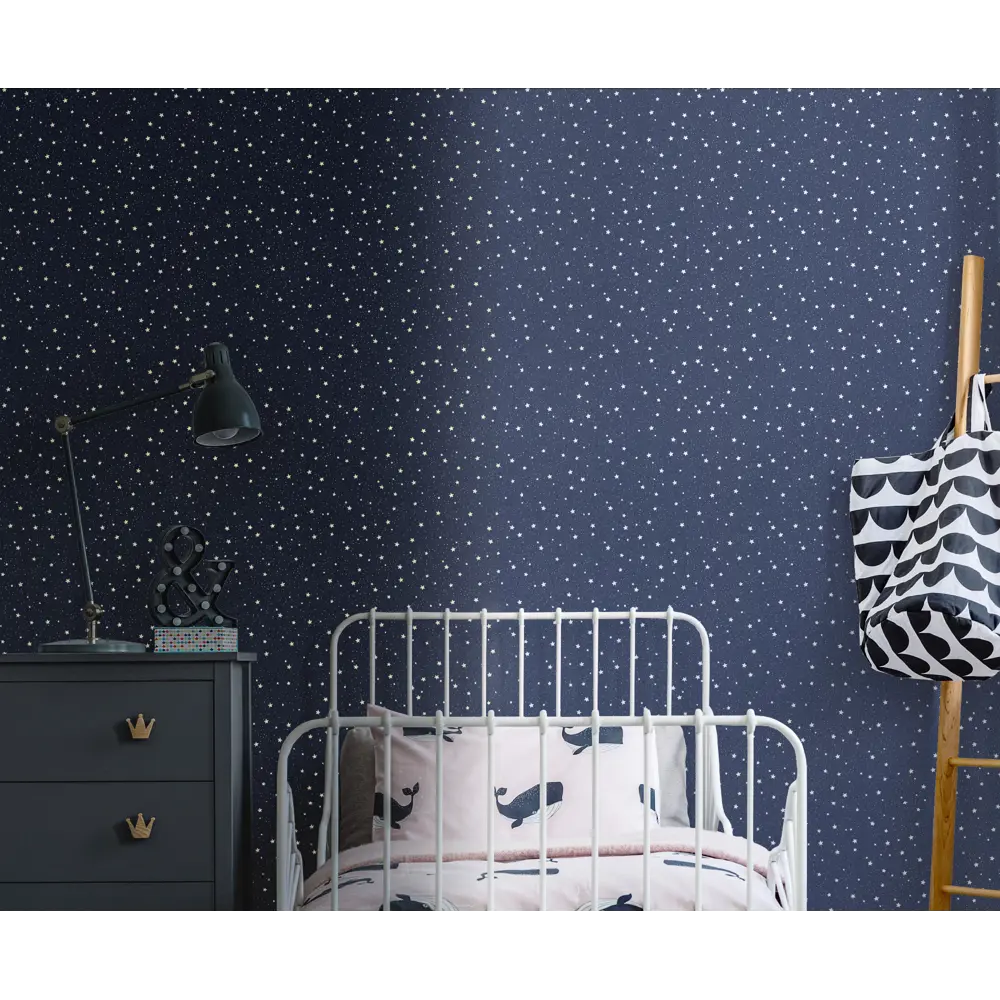 Обои флизелиновые Home Color Wonderful синие 1.06 м HC71536-56 светящиеся в темноте STLM-2208851 - Вид №7