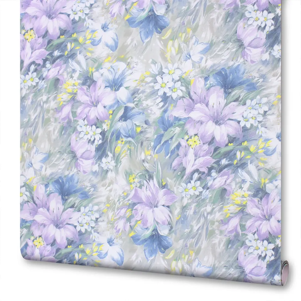 Обои флизелиновые Victoria Stenova Summer синие 1.06 м 998703 STLM-2067350