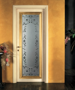A2 Tifernoit Дверь с декорированным стеклом Porte