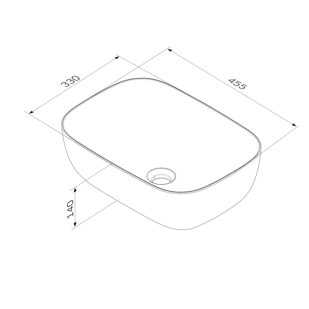 AM.PM Struktura — накладная раковина с высокими стенками 87021104 STLM-0072803 - Вид №7