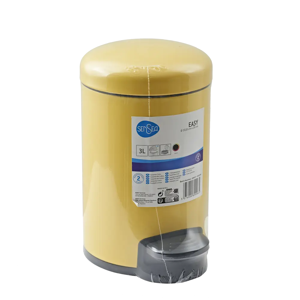 Контейнер для мусора Sensea Easy 3 л цвет жёлтый Без серии STLM-2005878 - Вид №9
