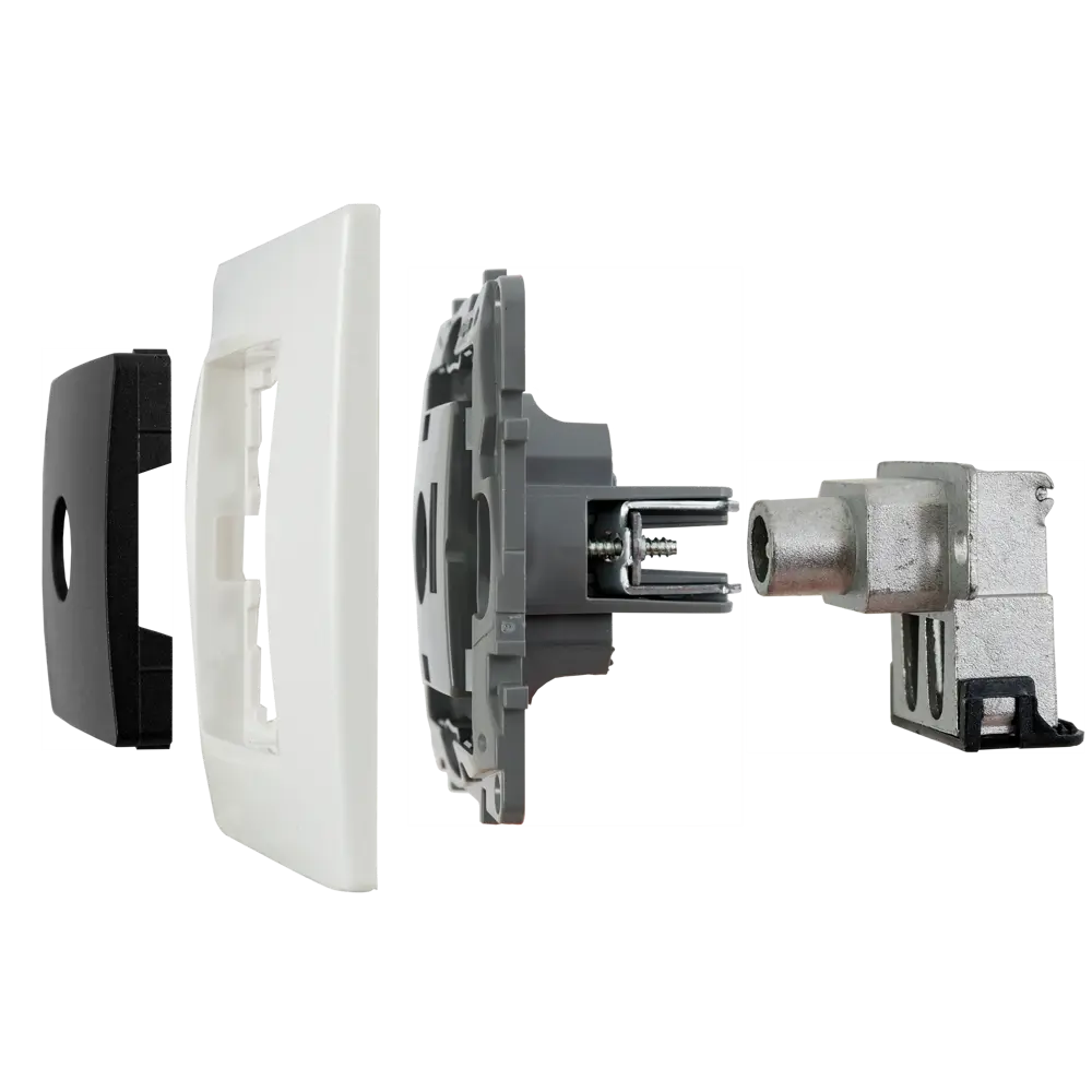 Оконечная ТВ-розетка Legrand Etika антрацит для шлейфового подключения 17367870 STLM-0008057 - Вид №5