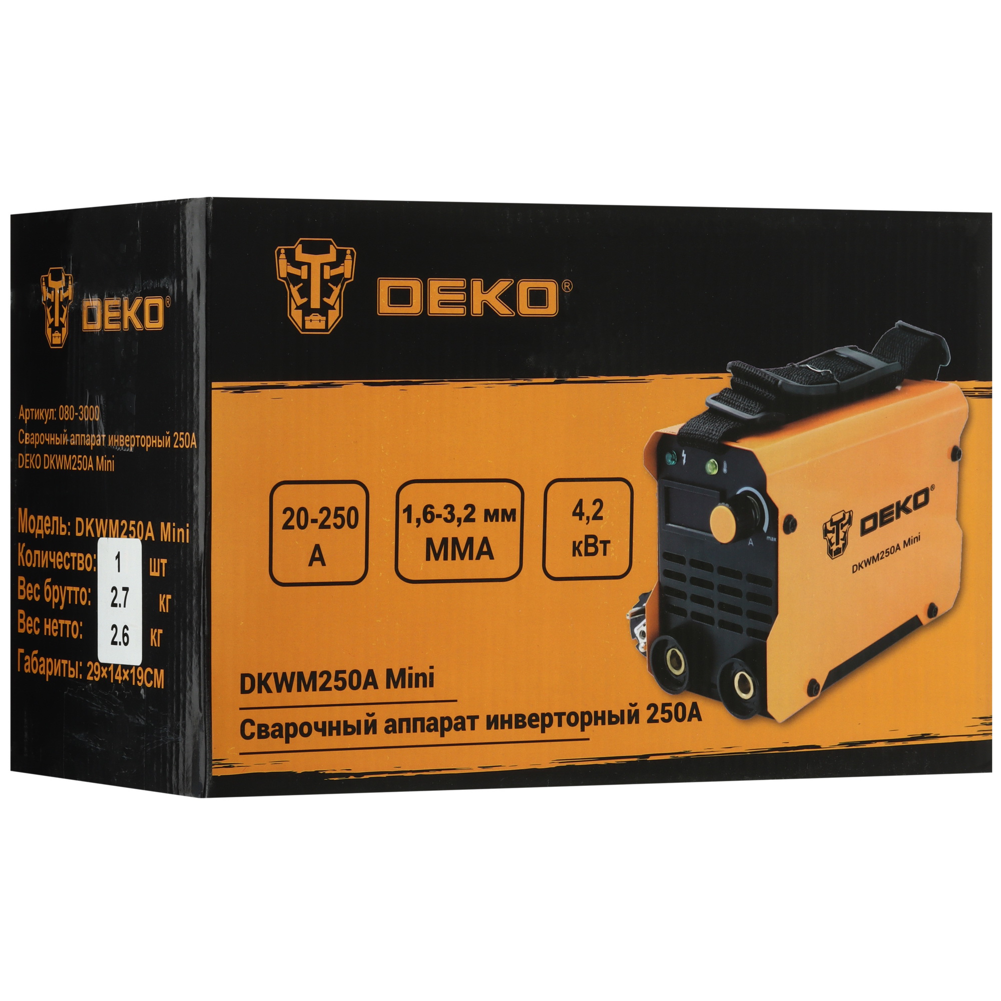 Сварочный аппарат DEKO DKWM250A Mini 9136276 STDN-0009519 - Вид №8