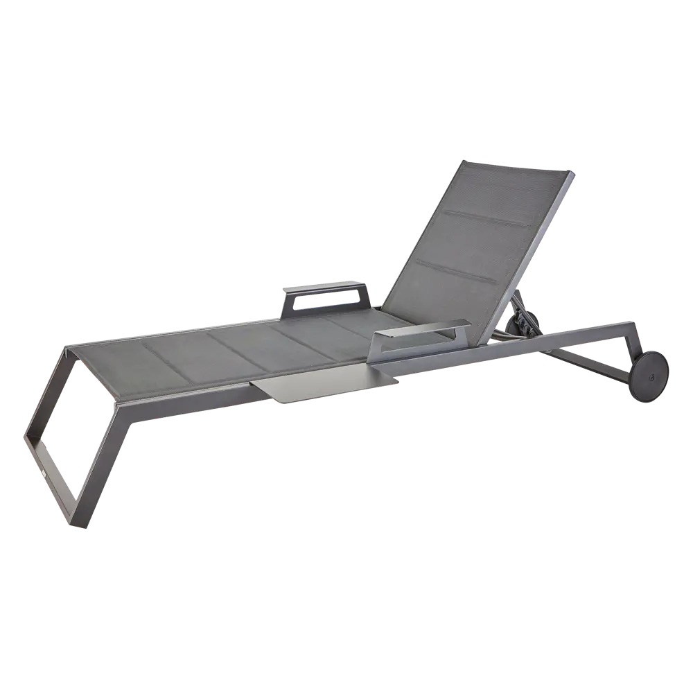 Шезлонг Naterial Odyssea II 64x87.5x222 см алюминий антрацит STLM-2039998