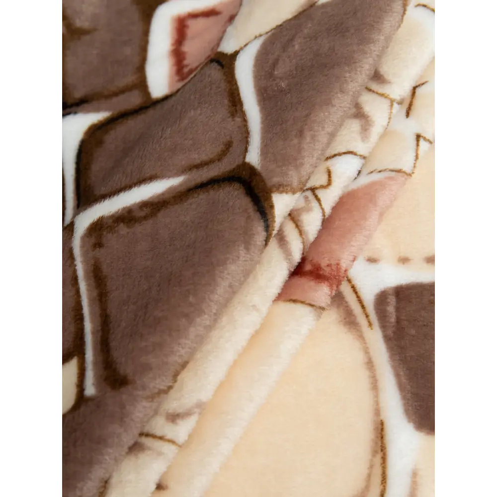 Плед Камешки 150x200 см фланель цвет бежевый TEXREPUBLIC Печатный STLM-2051815 - Вид №1