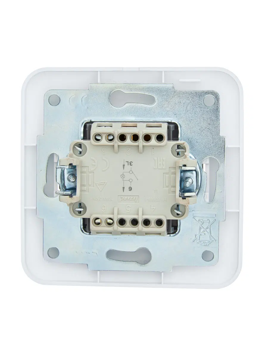 ASTI Выключатель с подсветкой белый LEZARD 7081-0202-111 - Вид №3