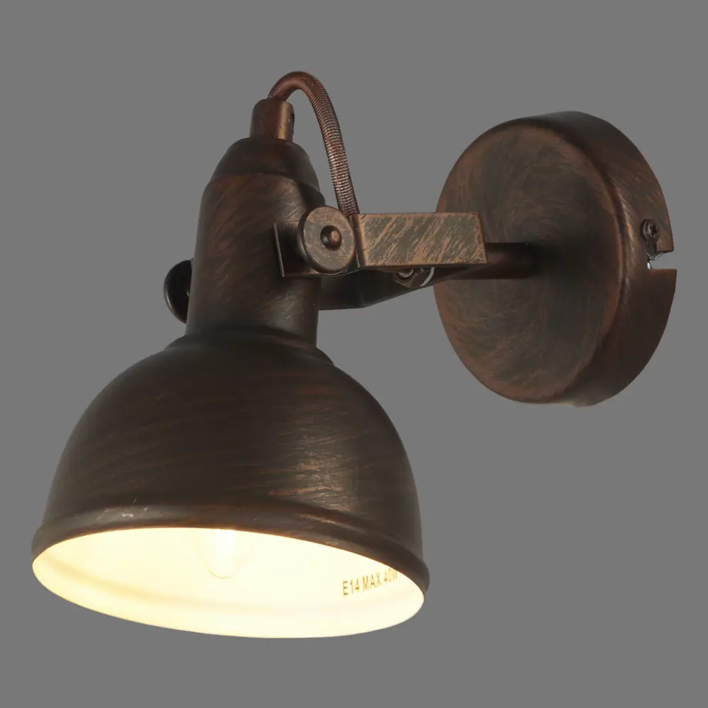 Спот Martin 1xE14x40 Вт, металл, цвет коричневый Arte Lamp STLM-2067414 - Вид №1