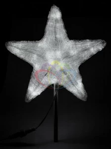 Светодиодная фигура "Звезда" 80см белая SUPERNW СВЕТОВЫЕ ФИГУРЫ 217557 Белый