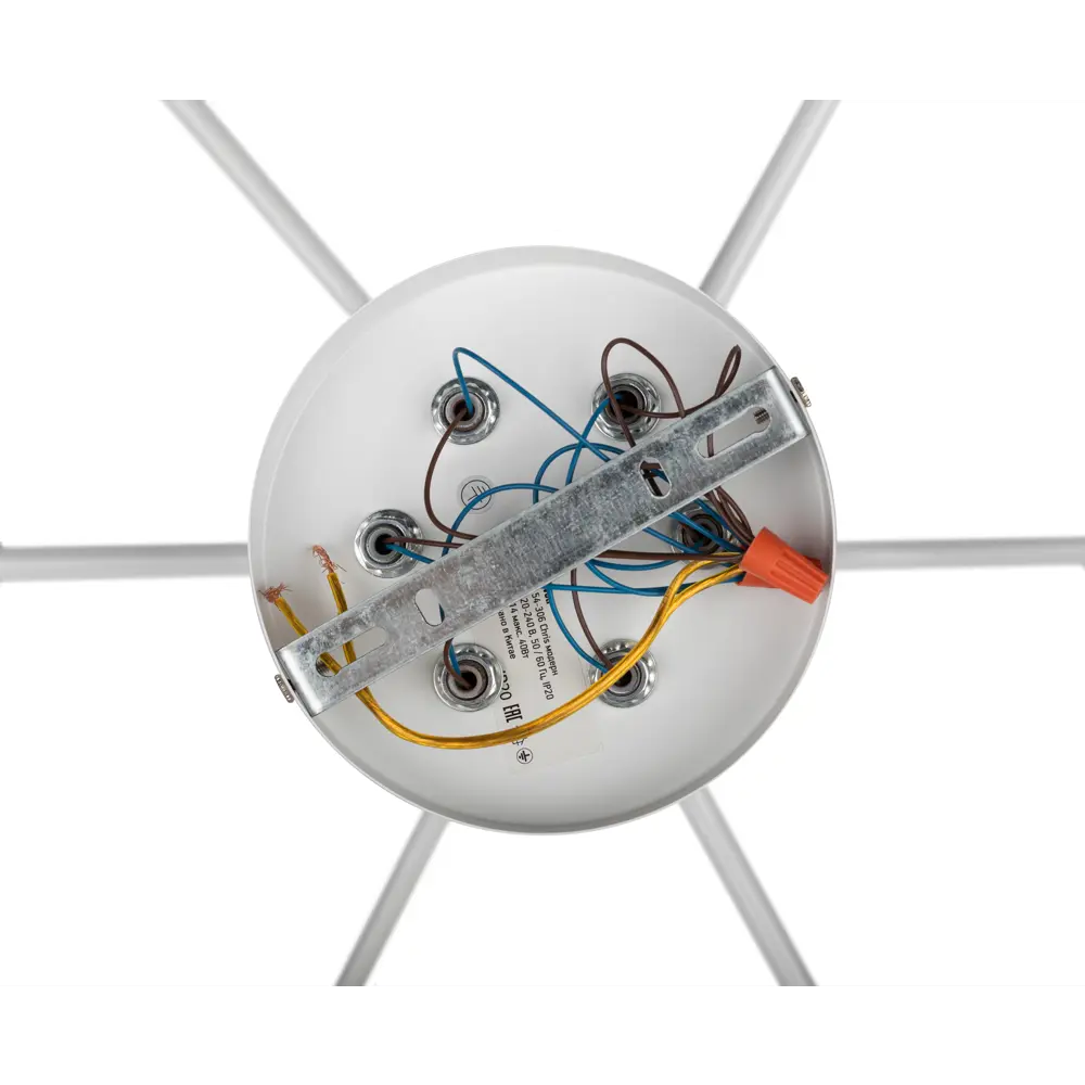 Люстра потолочная Chris 3154-306 6 ламп 18 м² цвет белый Rivoli STLM-2015689 - Вид №10