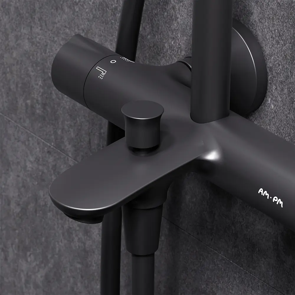 Душевая стойка AM.PM Moxie с термостатом и тремя режимами 87707672 STLM-1543751 - Вид №12