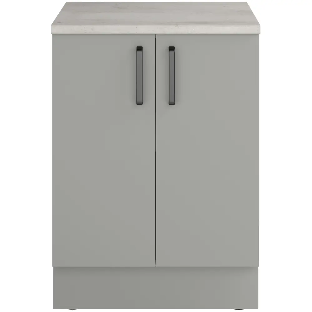 Кухонный шкаф напольный Нарбус 60x85.2x60 см ЛДСП цвет серый 86578429 STLM-2085852 Santreyd - Вид №3