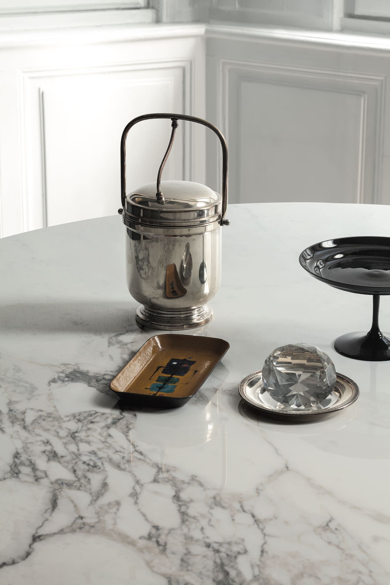 Круглый мраморный стол Bontempi Casa BARONE ARCH-00052845 - Вид №6