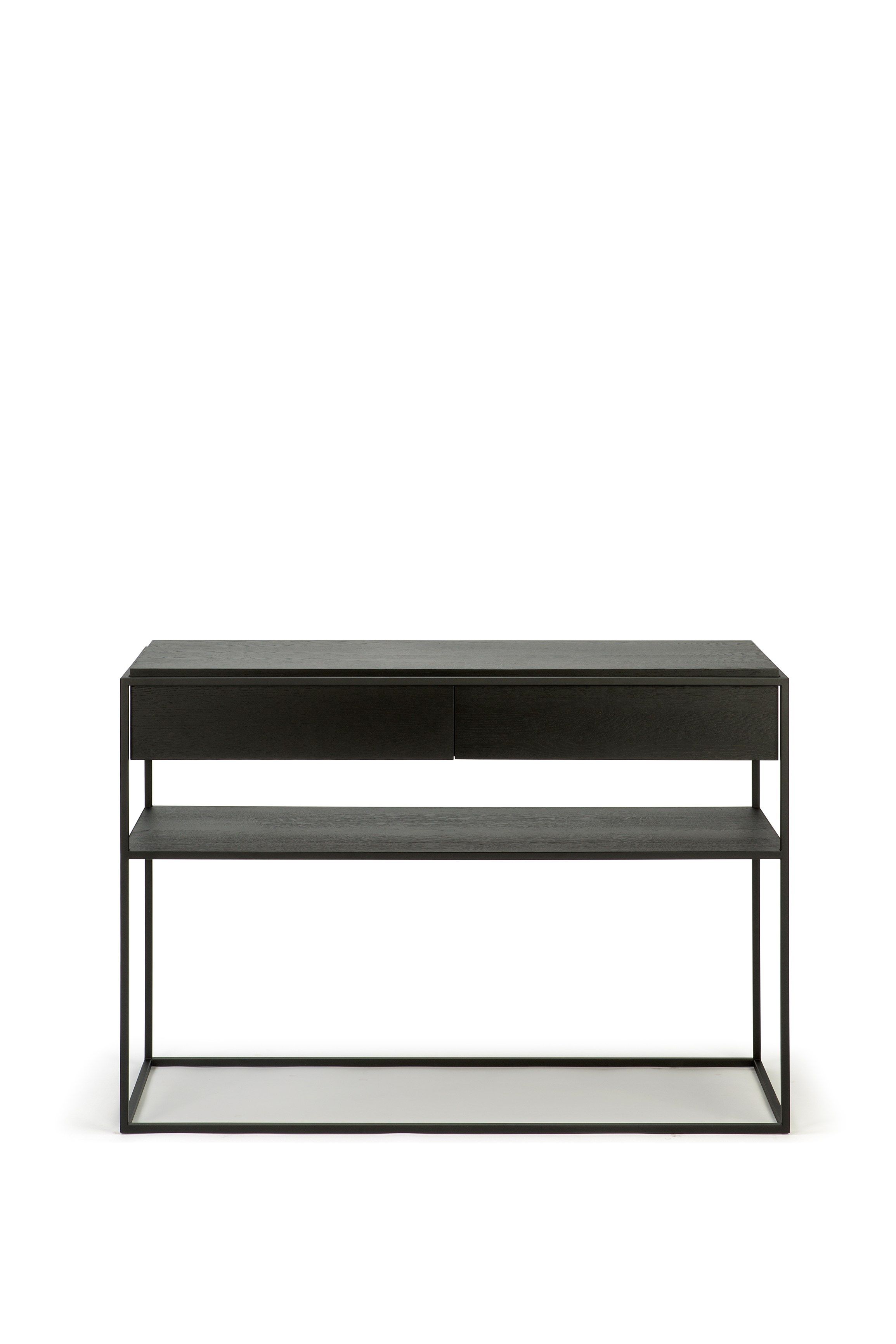 Прямоугольная дубовая консоль с ящиками Ethnicraft Monolit ARCH-00115539 - Вид №6