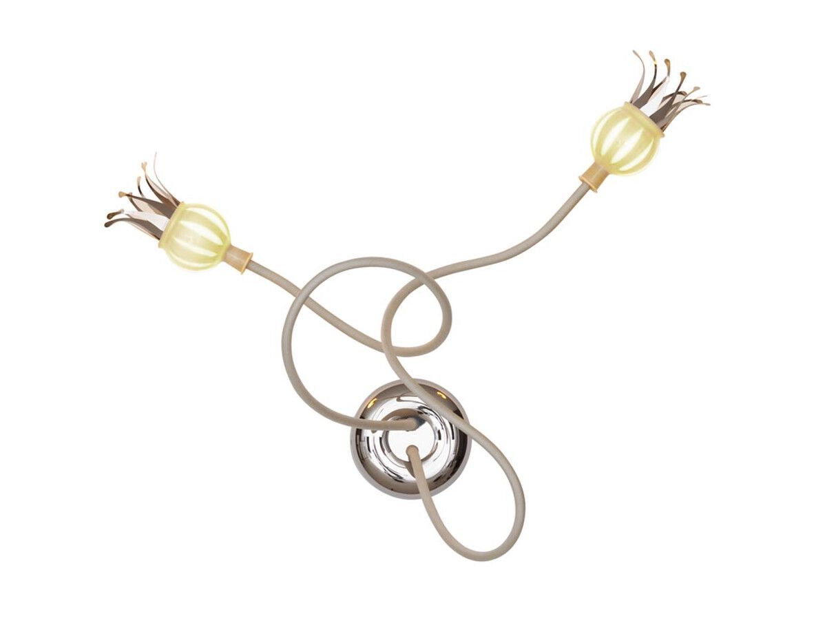 Алюминиевый и стеклянный настенный светильник с гибкой рукояткой serien.lighting POPPY ARCH-00006700