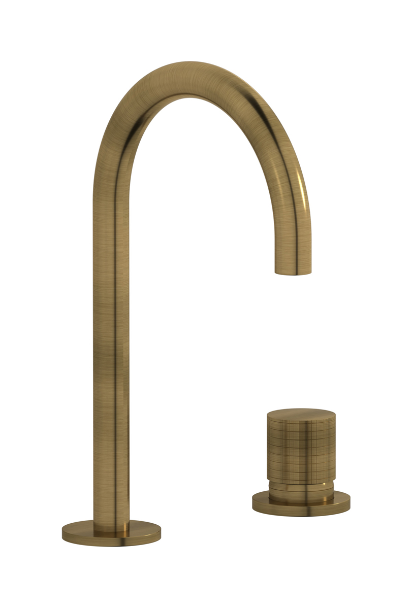 Смеситель для раковины на 2 отверстия WE ARE IB ga394mb Modern Bronze Gatsby