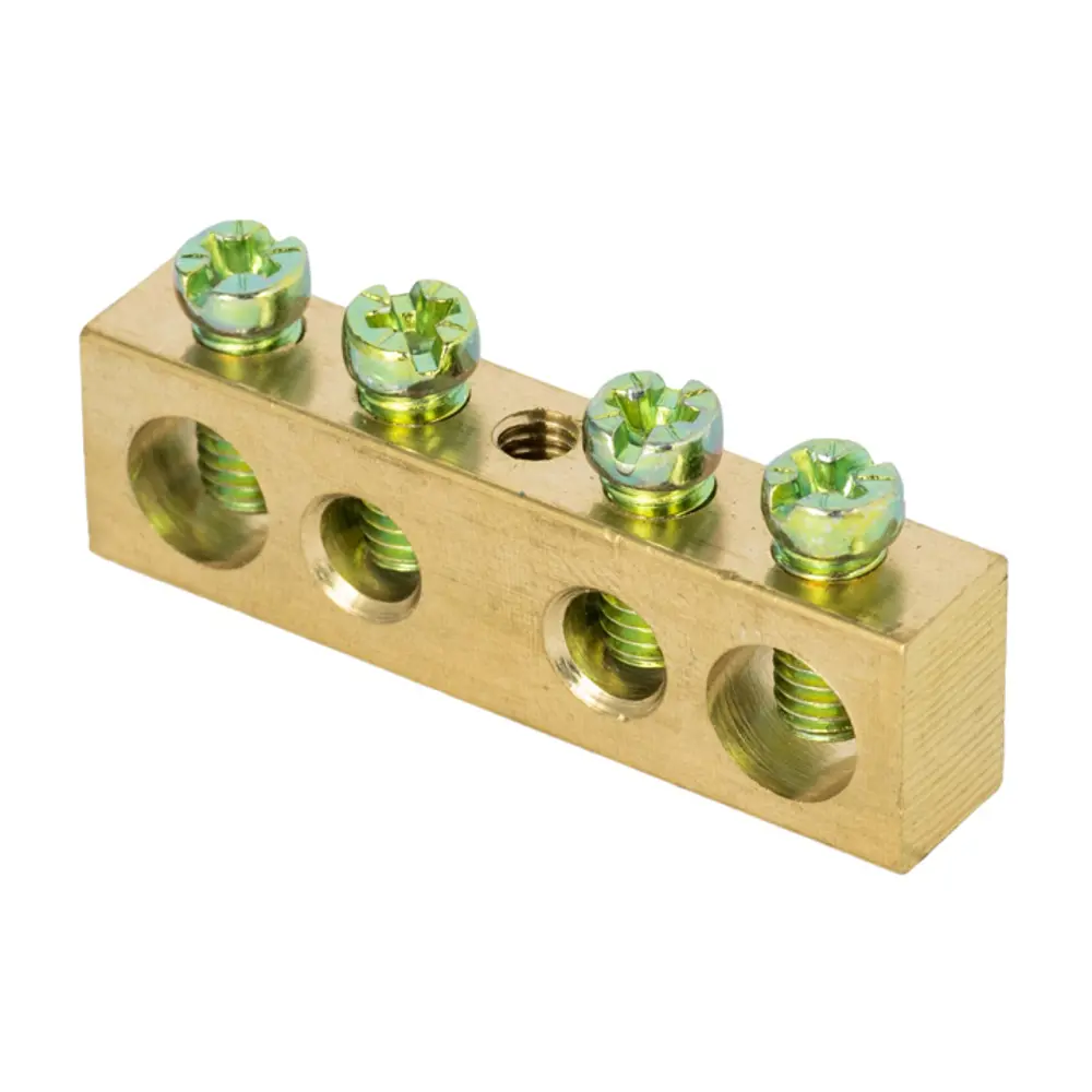 Шина соединительная EKF Proxima PEN 0-земля 4 отверстия 6x9 мм STLM-2007269