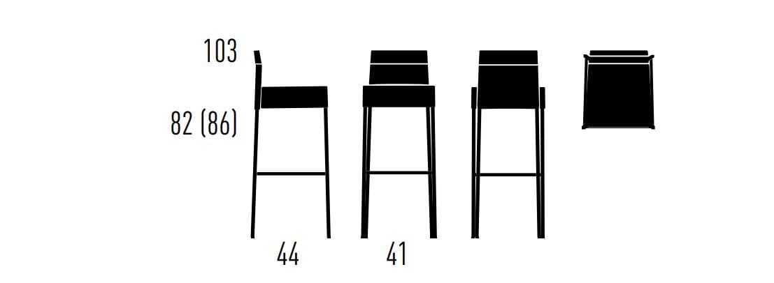 Барный стул KFF Техас ARCH-00082679 - Вид №5