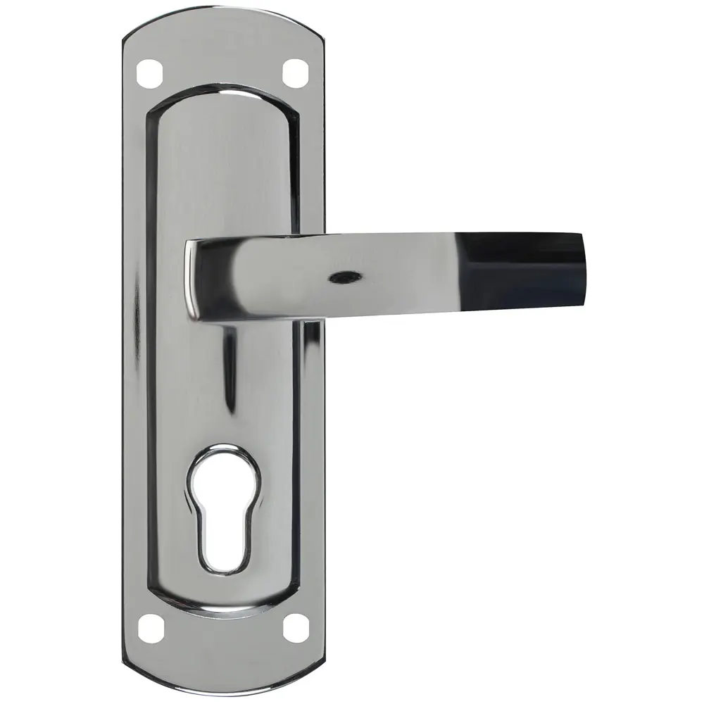 Замок врезной Apecs 1425, с ручками, с ответной планкой, сталь, цвет хром STLM-2080373 - Вид №1