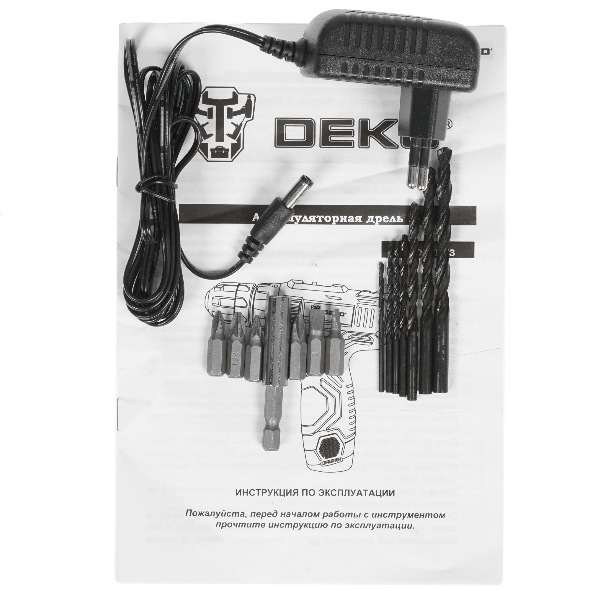 Дрель-шуруповерт DEKO GCD12DU3 SET2 063-4146 5304385 STDN-0064969 - Вид №5