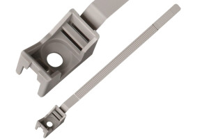 15964580 Ремешок-опора для труб и кабеля PRNT 16-32 серый, с шурупом и дюбелем, 30 шт. 3001 D ЕВРОПАРТНЕР