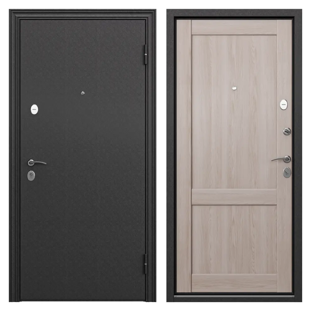 Дверь входная металлическая Ронда 860 мм правая цвет танганика бора TOREX STLM-2180544