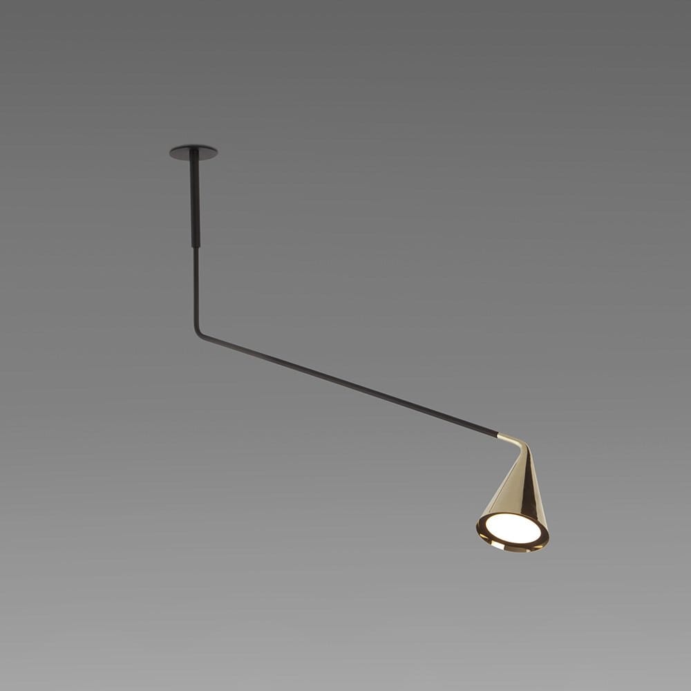 Окрашенный металлический потолочный светильник с гибкой рукояткой Tooy ARCH-00061026 - Вид №2