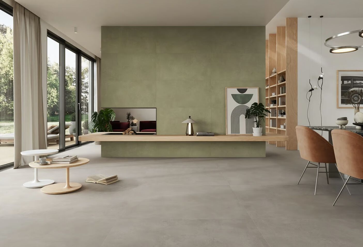 Пол / напольное покрытие из керамогранита с эффектом смолы Imola RETINA ARCH-00040652 - Вид №34