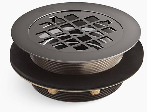 KOHLER Круглый трап для душа с пластиковой трубкой, в комплекте K-9132-TT 