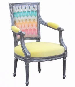 Roche Bobois Кресло с обивкой из ткани с подлокотниками