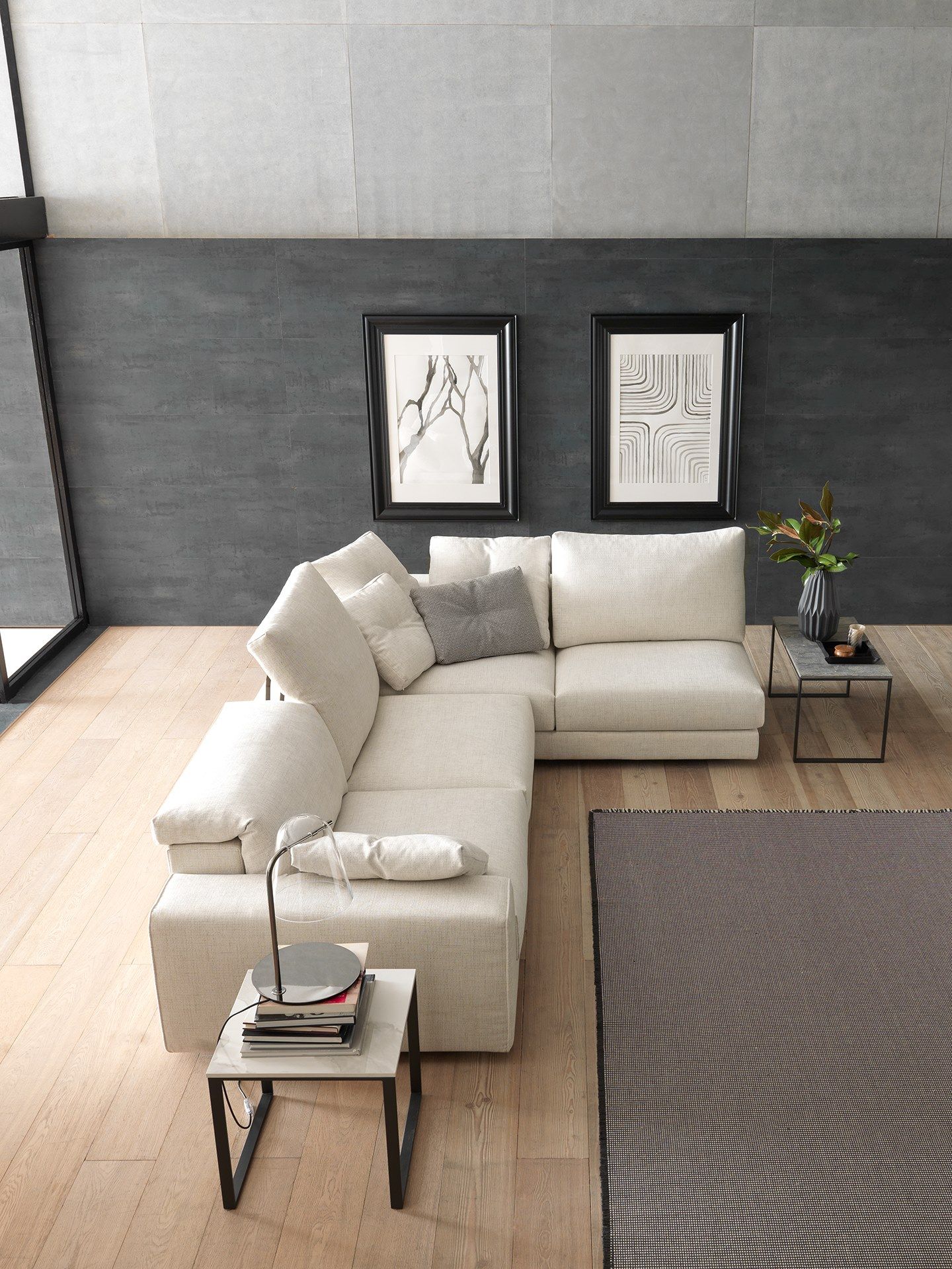 Секционный тканевый диван с полуостровом VALENTINI Уильям ARCH-00082154 - Вид №7