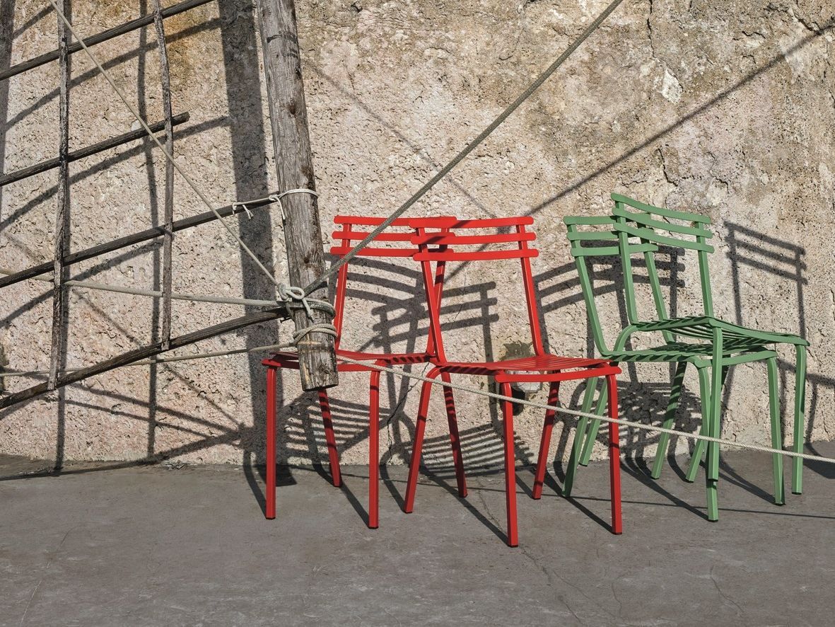 Железный штабелируемый садовый стул Ethimo ARCH-00101647 - Вид №8