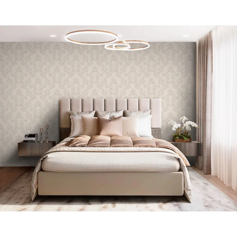 Обои флизелиновые Wallsecret Catalana бежевые 1.06 м 8879-23 STLM-2060985 - Вид №4