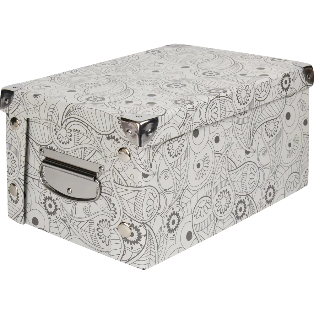 Коробка картонная 35x25x17.5 см узор STORIDEA STLM-2211417