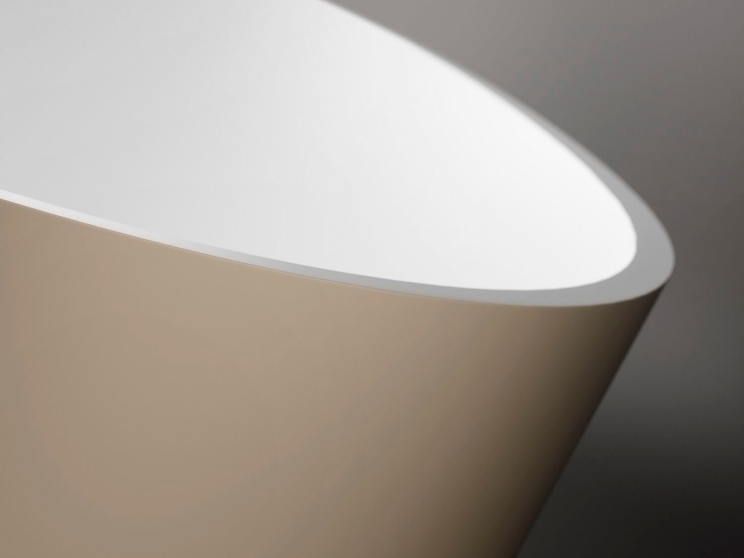 Овальная ванна в центре комнаты в твердой поверхности Gruppo Treesse мебель для ванной комнаты-отдельно стоящие ванны ARCH-00028203 - Вид №15