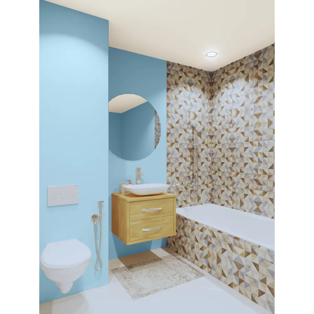 Тестер краски для кухни и ванной цвет полярный голубой 50 мл PARADE ICE STLM-2112430 - Вид №3