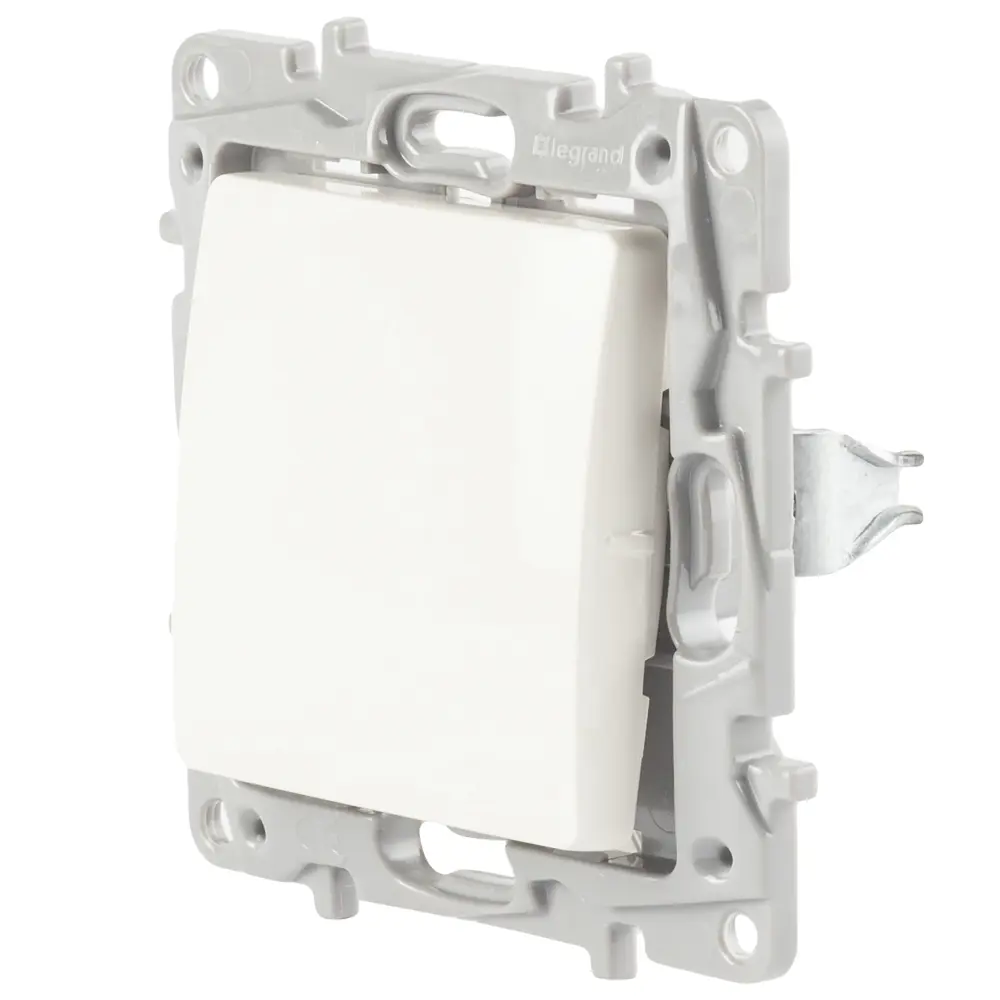 Выключатель Legrand Etika одноклавишный для скрытого монтажа в цвете слоновая кость 17356345 STLM-1114453 - Вид №2