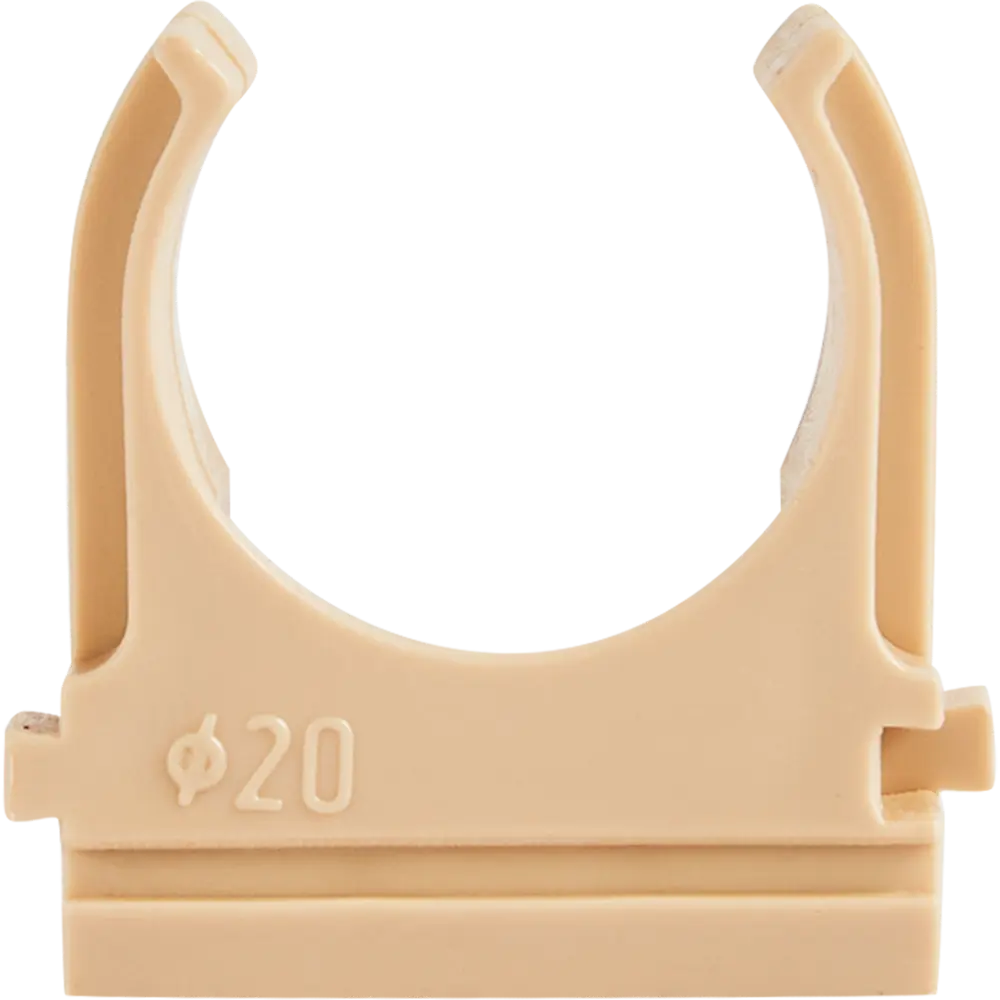 Santreyd Клипса для крепления труб 20 мм, цвет коричневый, 10 шт 88582231 STLM-1367384 - Вид №1