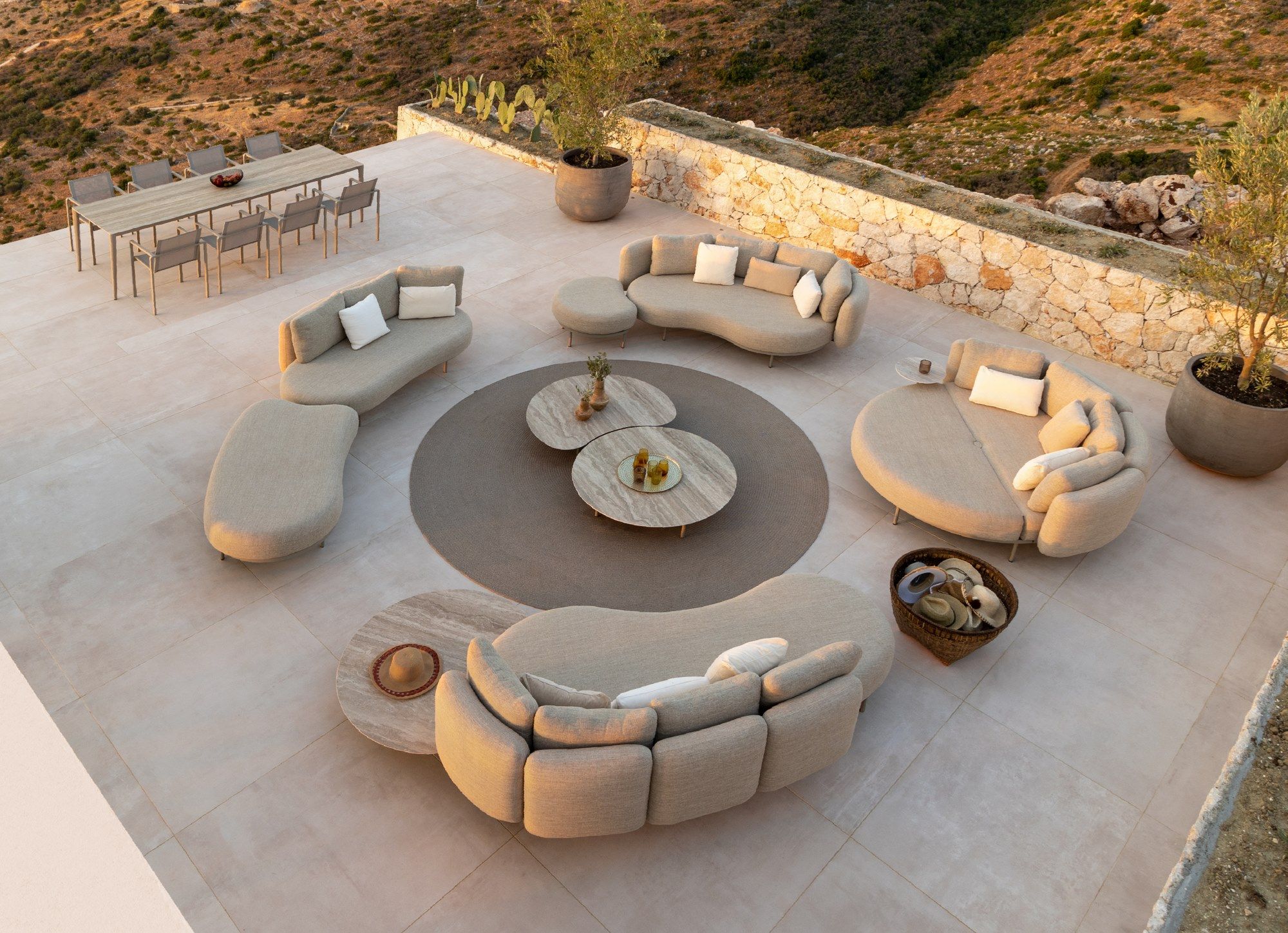 Керамический низкий садовый столик Royal Botania Organix Lounge ARCH-00135285 - Вид №6