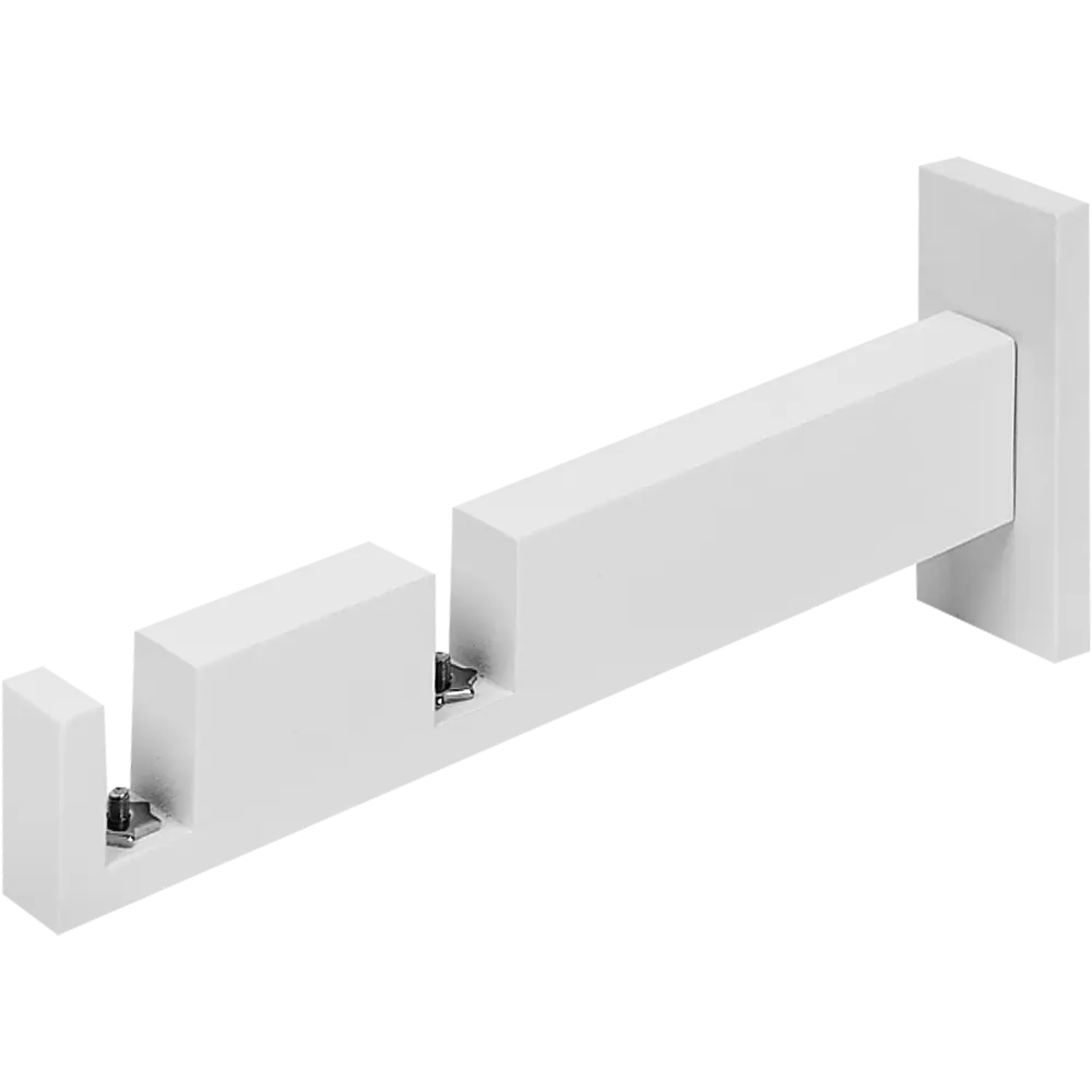 Держатель двухрядный Хайтек алюминий цвет белый 17.6 см ARTTEX STLM-2071421