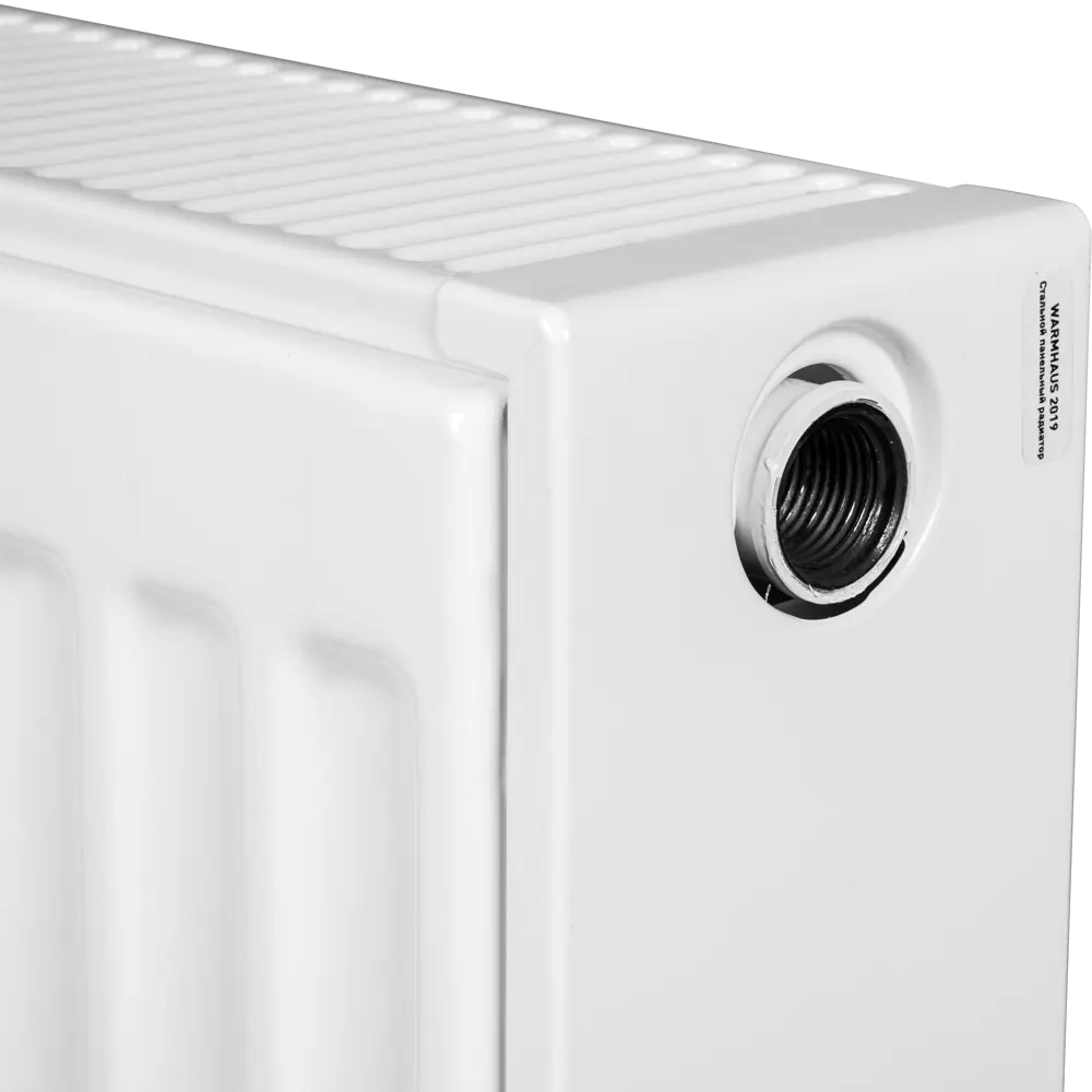 Радиатор Alecord панельный 22 500х1200 мм боковое подключение сталь цвет белый STLM-2078616 - Вид №4