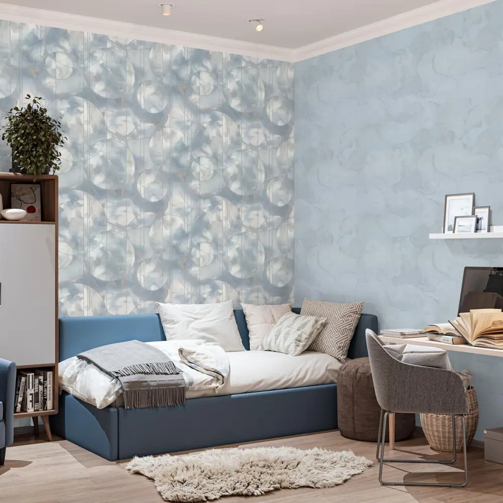 Обои флизелиновые Palitra Family Euphoria голубые 1.06 м FM72326-46 STLM-2192368 - Вид №5