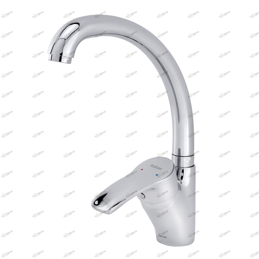Смеситель для кухни Raiber Zoom R4004 однорычажный, боковой R4004 Santreyd 