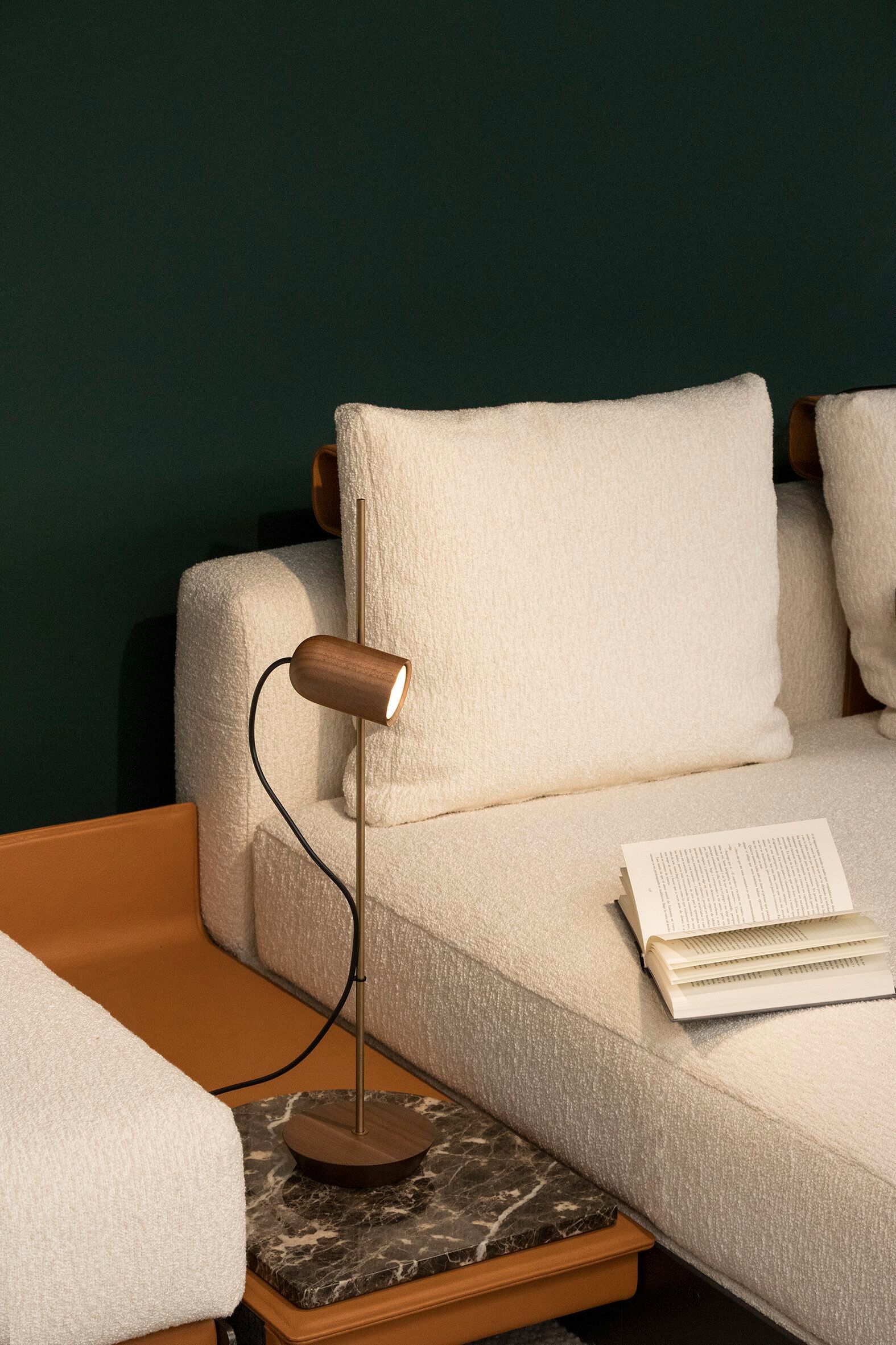 Грецкий орех регулируемая светодиодная настольная лампа NOMON Onfa ARCH-00042548 - Вид №12