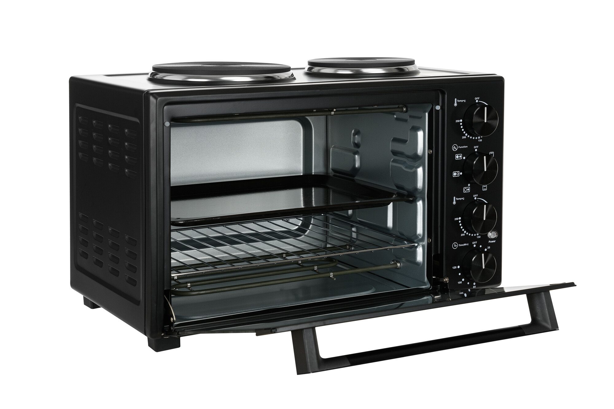 9080983 Мини-печь Kraft KFC-MOHP 380 HBL черный STDN-0127719 - Вид №2