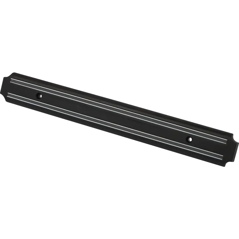 89393077 Держатель для ножей магнитный 38x4.8x1.5 см пластик цвет черный STLM-1529565 Santreyd 